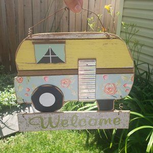 ~Cute 'Camper" Welcome sign~ New!